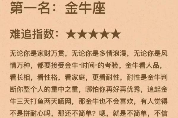 金牛女人品很靠谱
