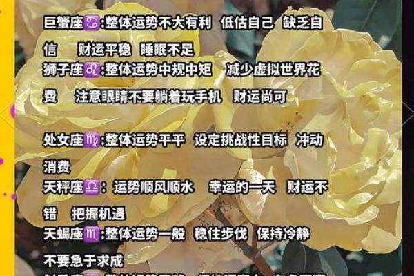 11月5号12星座运势