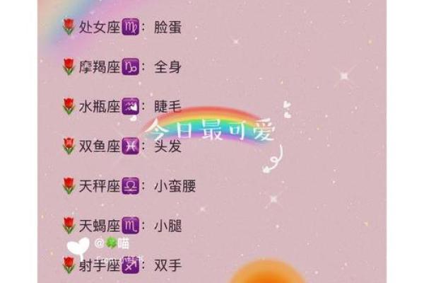 十二星座最诱人部位 哪里最迷人