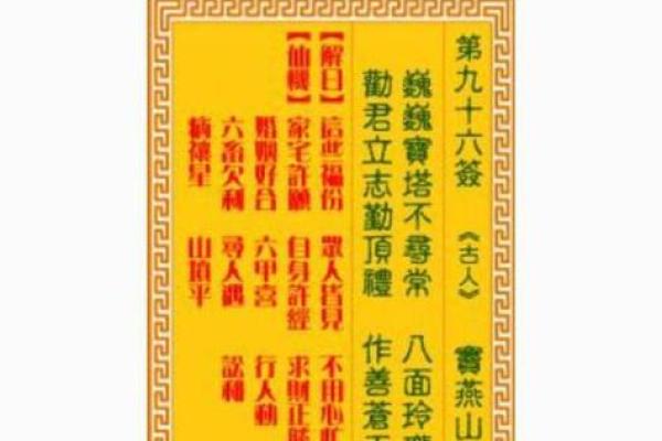 最准观音灵签18签