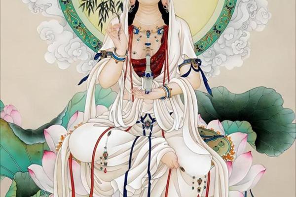 观音菩萨坐什么花