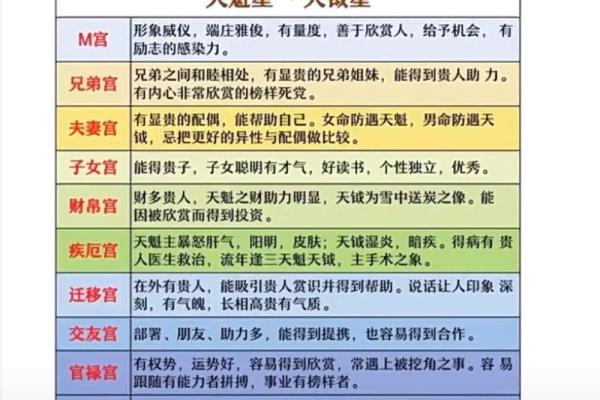 紫微斗数命盘12个宫位 紫微斗数命盘12个宫位