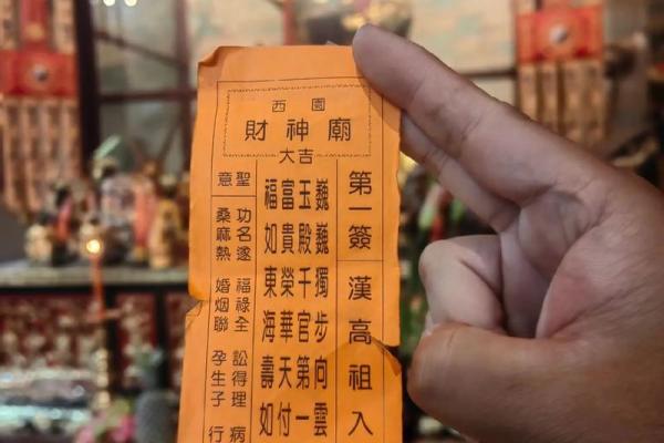 南岳圣帝灵签解签子