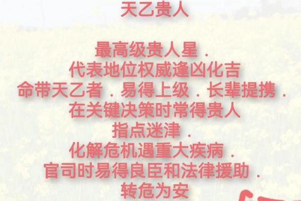 八字贵人都有哪些