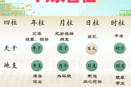 八字算命四大宫位的含义及取象