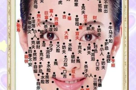 面相黑痣算命图解