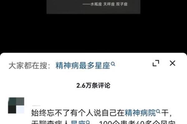 得精神病最多的星座男 得精神病最多的星座女