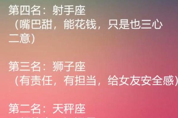 12星座你最配哪个男朋友