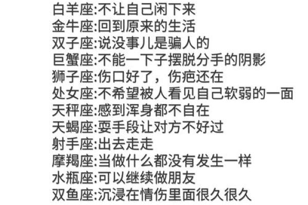 失恋后12星座男最难走出来