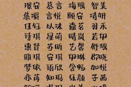 女孩生辰八字起名