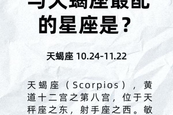 天蝎女和哪个星座最配