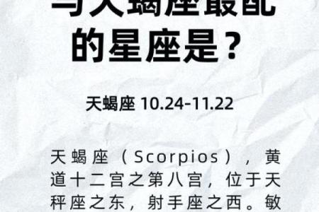 天蝎女和哪个星座最配