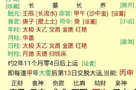 八字两个财