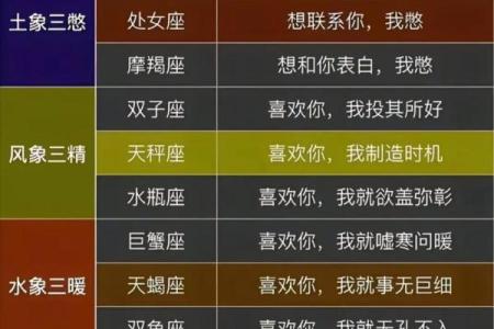 十二星座暗恋的表现