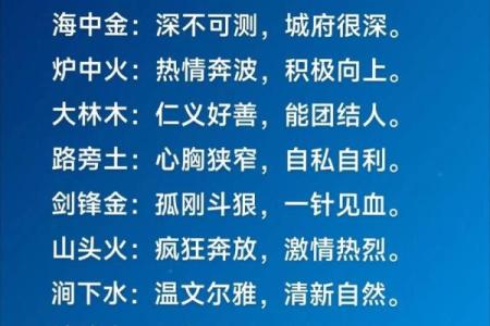 八字纳音格局算命