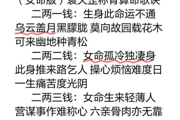 袁天罡男女称骨算命：四两九钱命运详解