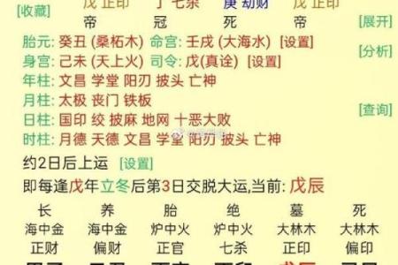 戊戌年出生富贵八字