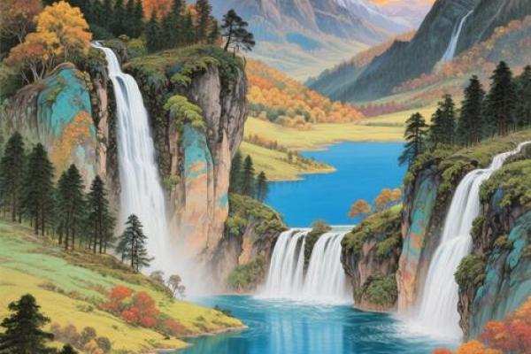 瀑布旁的房子风水